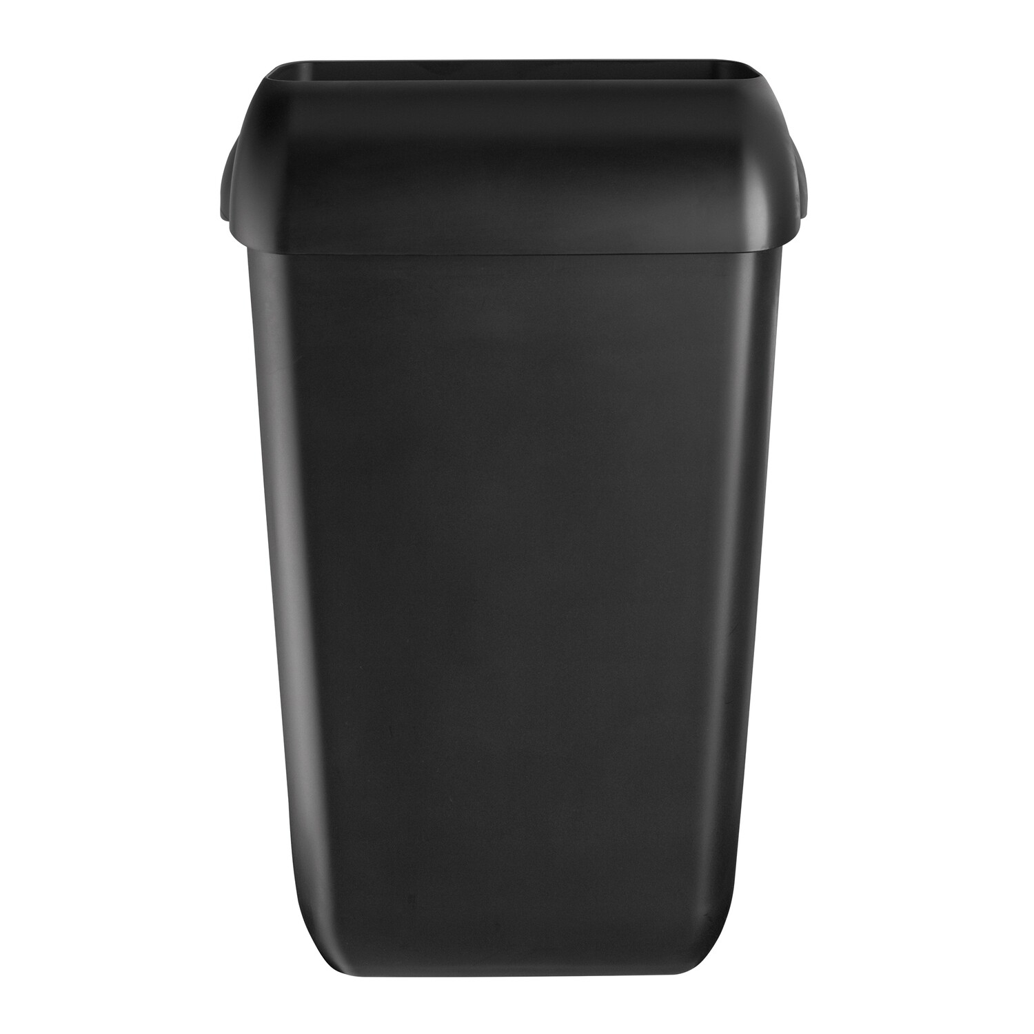 Afvalbak kunststof mat zwart 23L, verpakt per stuk
