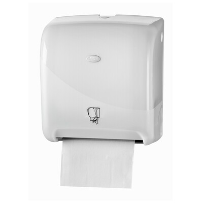 Euro matic Pearl White handdoekautomaat Tear & Go, verpakt per stuk