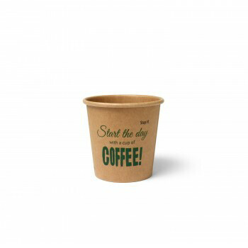 Koffiebeker (Silly Times) karton | 118ml/4oz, verpakt per 50 stuks.