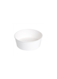 Witte kraft/PE Saladebowl 1300ml/18,5cmØ x 7cm, verpakt per 300 stuks