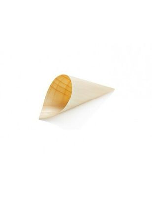 Houtpapier cone 8 cm, verpakt per 600 stuks