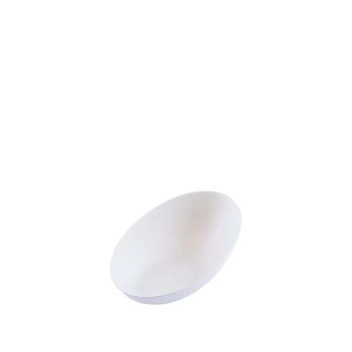 Bagasse amusebakje 80x54mm "Oval", verpakt per 600 stuks