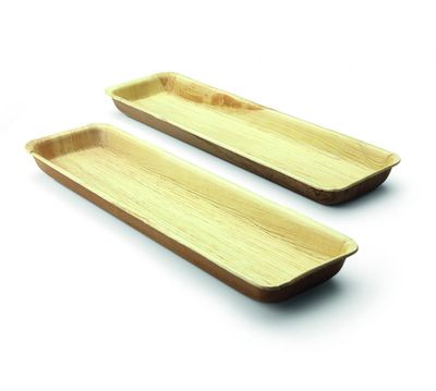 Palm schaal rechthoekig 330x90x25 mm, verpakt per 240 stuks