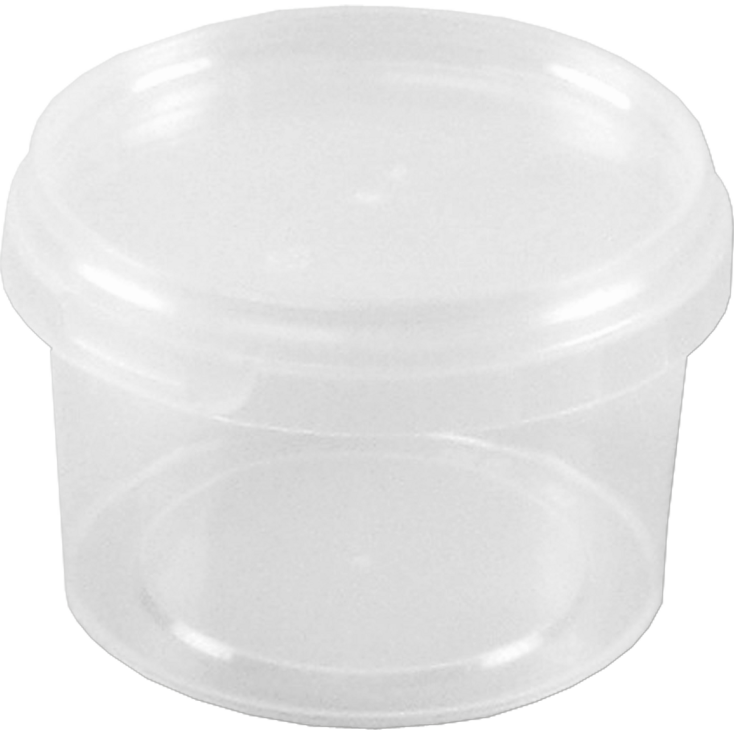 PP cups met deksel 95mm rond 280cc, verpakt per 432 stuks