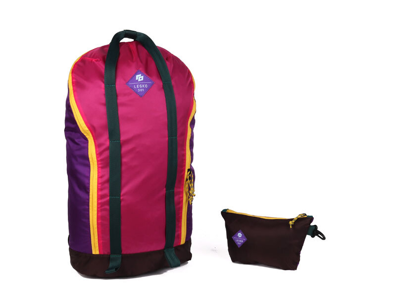 Рюкзак Legko 301 бордовый/фиолетовый/розовый