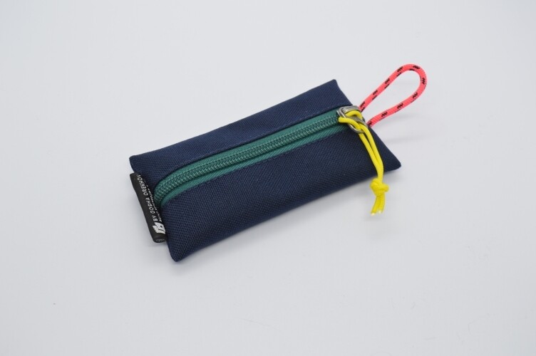 Fabric Key Wallet темно-синий/зеленый