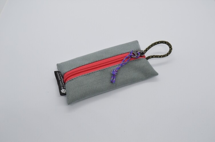 Fabric Key Wallet светло-серый/розовый