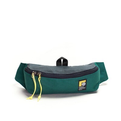 Поясная сумка Fanny Waist Pack Color темно-зеленый/темно-серый