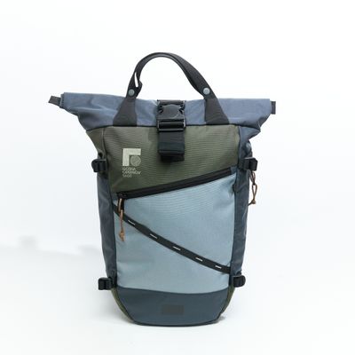 Рюкзак Rolltop Grubo 500 темно-серый/светло-серый/темный хаки