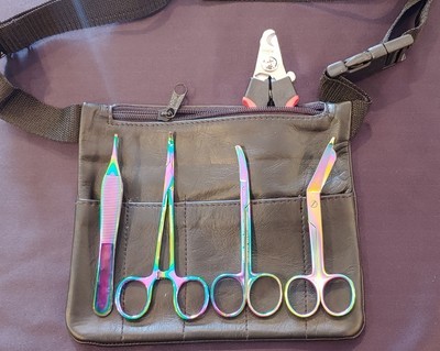 Veterinary Technician Pack with Leather Pouch Veterinary Technician Pack with Leather Pouch
