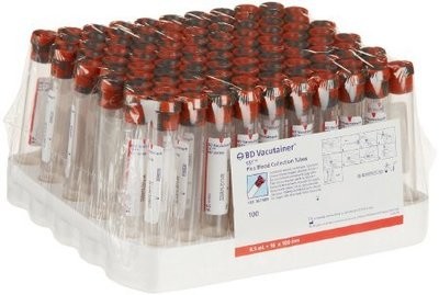A-PRF BD- RED BLOOD COLLECTION TUBES - GLASS 100/BX