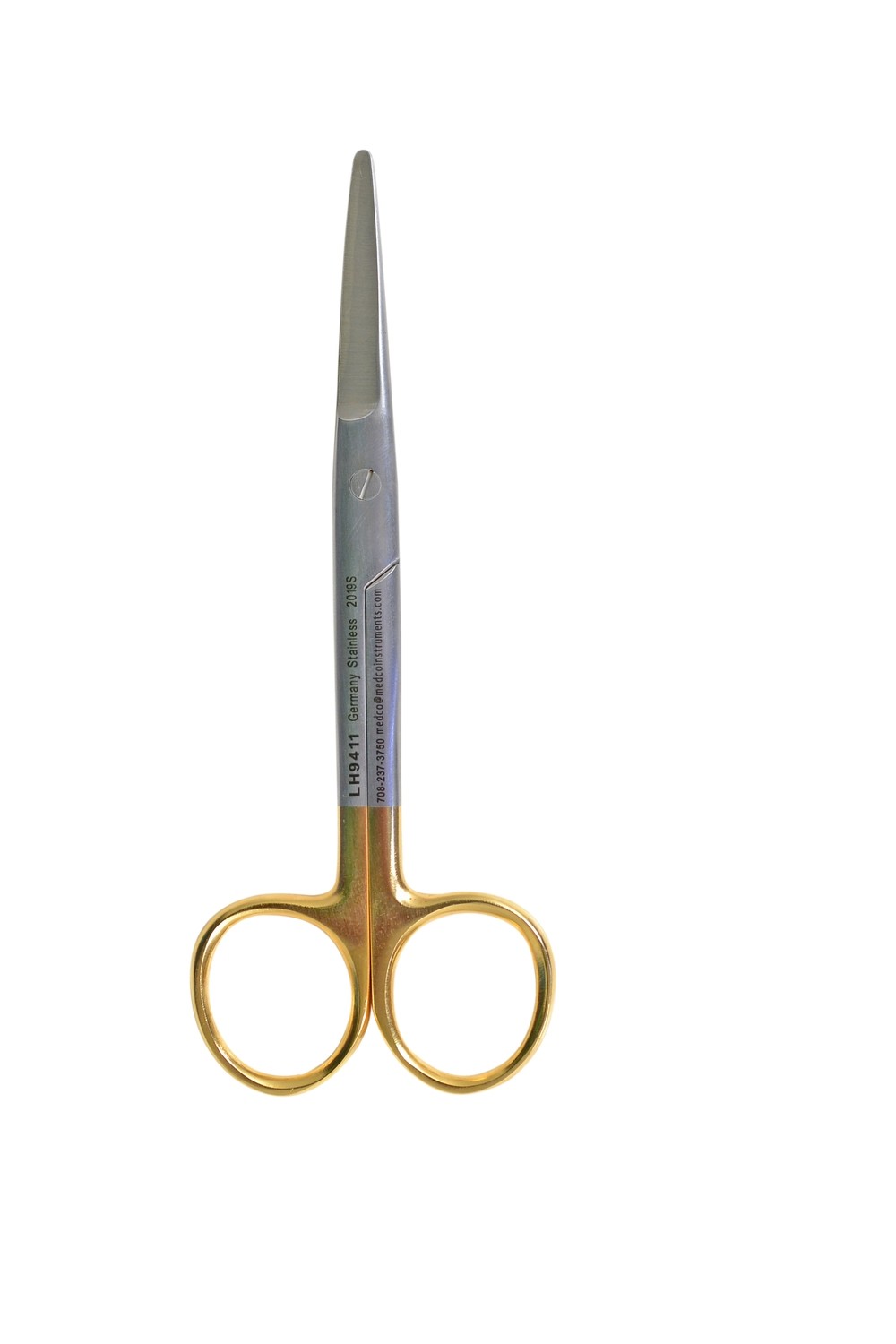 LEFT Hand Mayo Scissors 5¾&quot;Straight  Super Cut Blade  One Blade Serrated