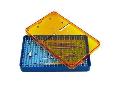 Plastic Sterilization Tray Large with Rubber Mat