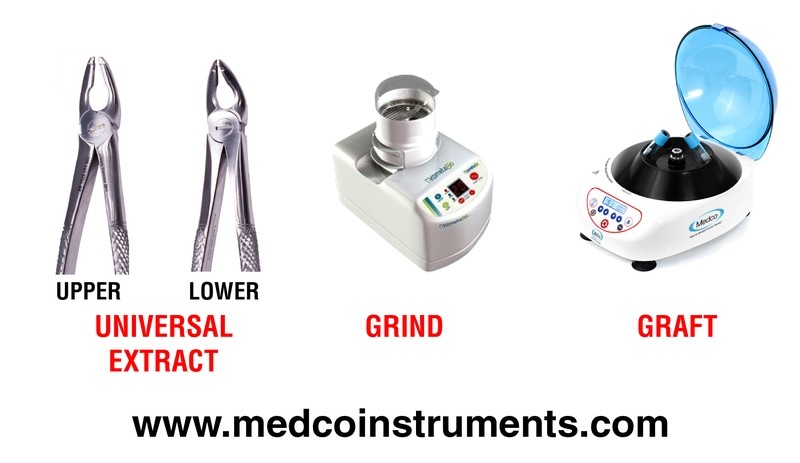 Extraction Forceps - Dentin Grinder - Centrifuge