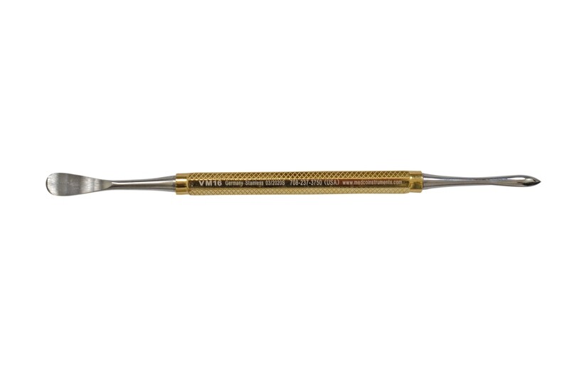Molt #9 Periosteal Elevator D/E with Markings Gold Plated