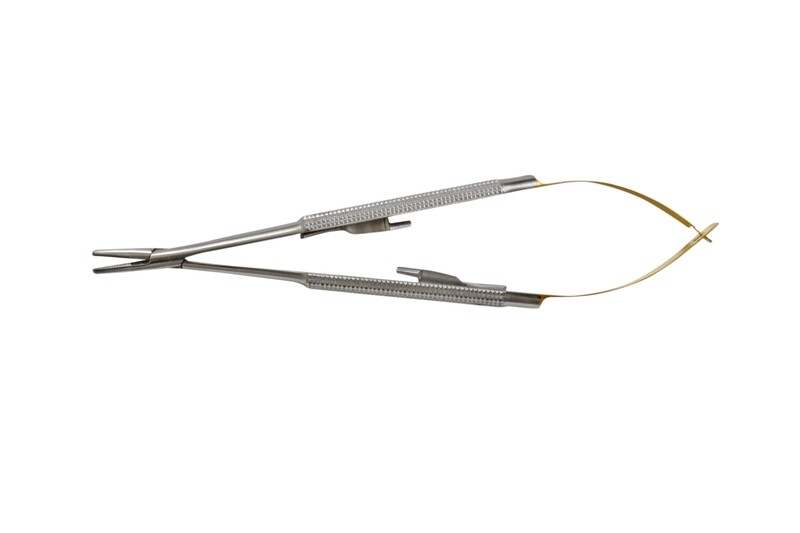 Castroviejo Needle Holder TC Jaws Round Handle 6½&quot;