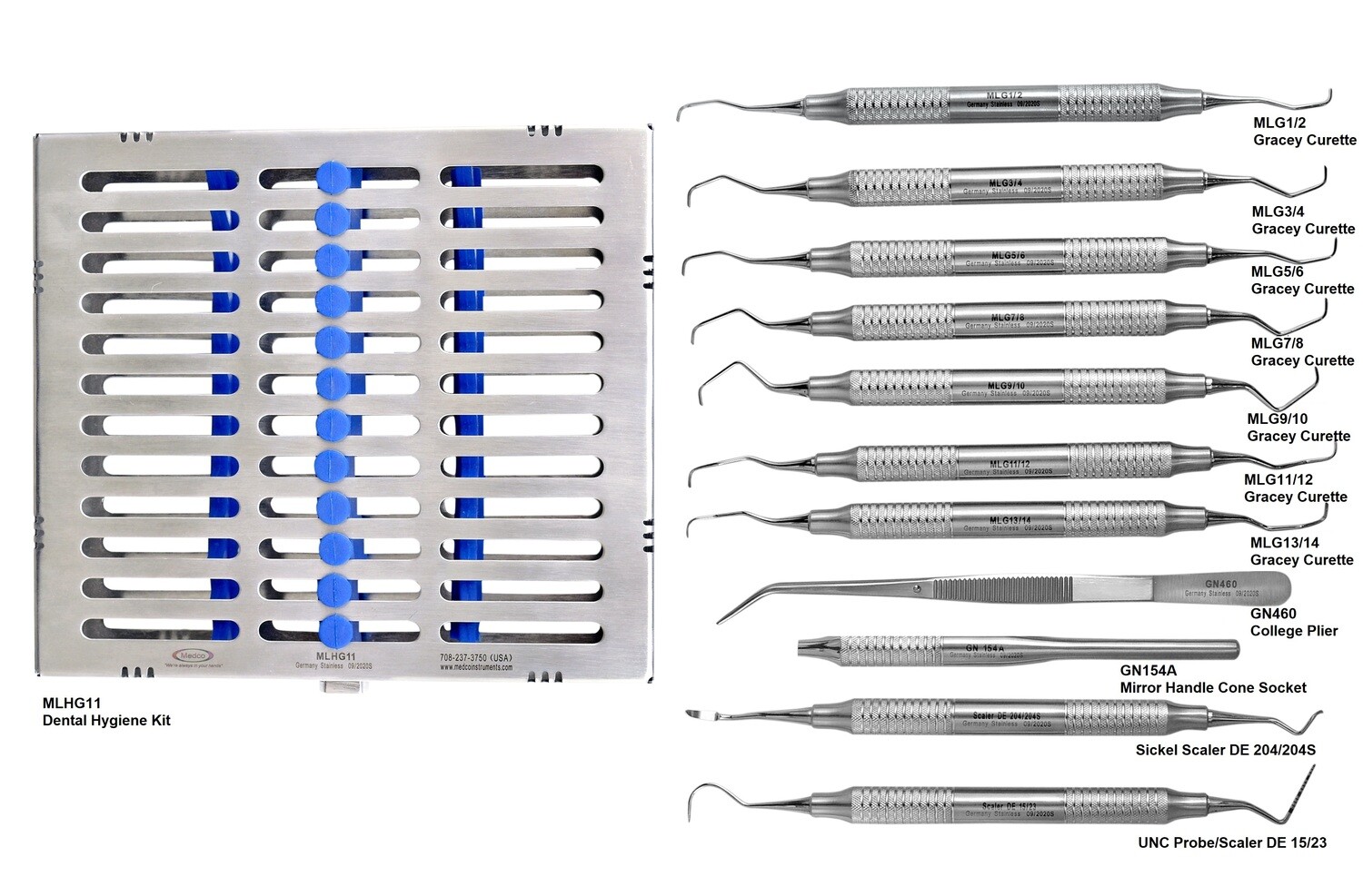 Hygiene Kit - 11 Instruments with Case