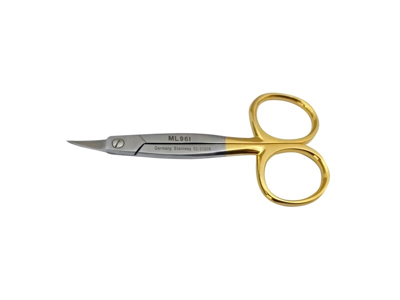 Microlite Crown Scissors TC 3.5'' Curved