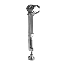 Lowman Bone Holding Clamp 8&quot; 2x2 teeth German Stainless