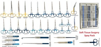 Veterinary Soft Tissue Surgery/Spay Pack: 32 Piece