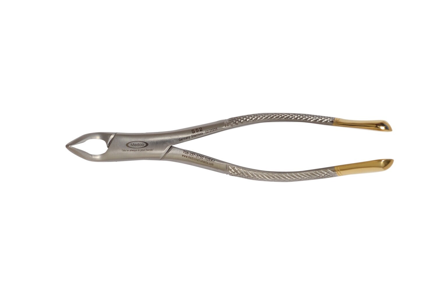 ​SHU LOWER PRE-MOLAR SERRATED JAWS GOLD HANDLES