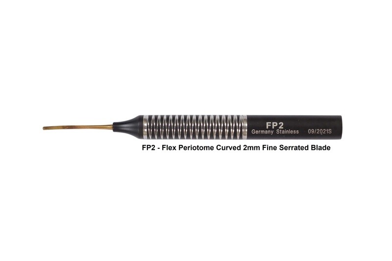 FLEX PERIOTOME 2mm CURVED SERRATED