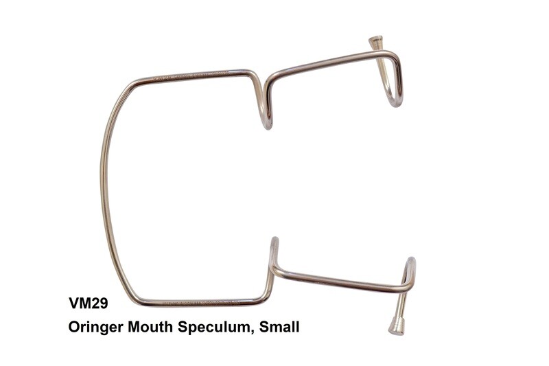 Oringer Mouth Speculum - Small Gold Plated