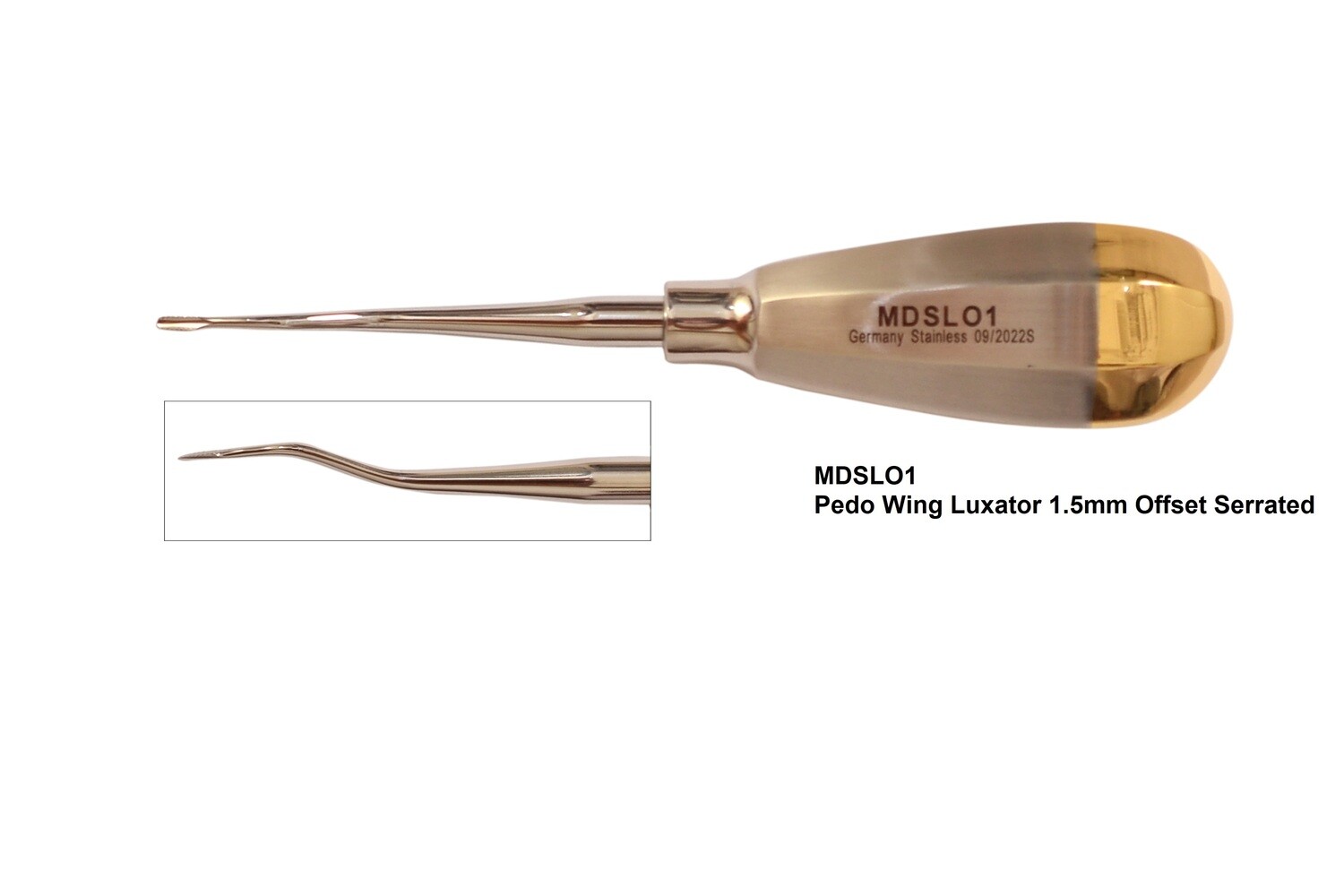 Pedo Wing Offset 1.5mm Serrated