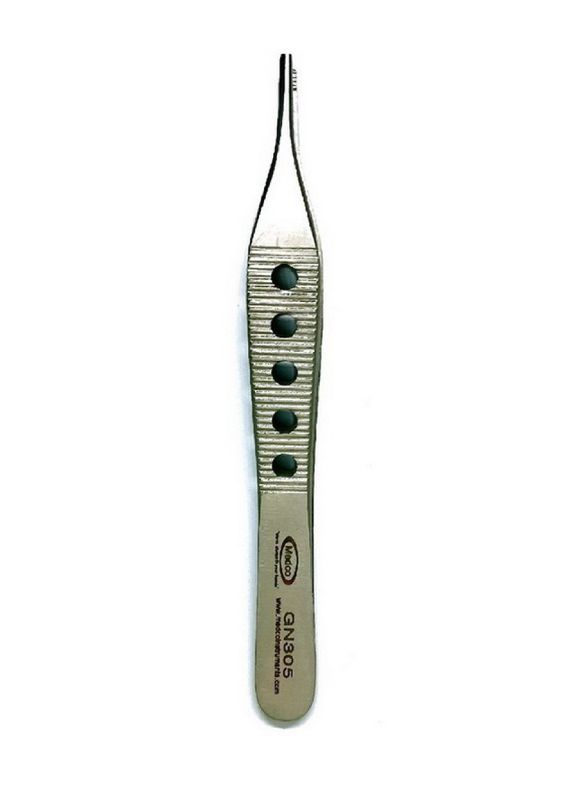 Adson Brown Tissue Forceps 7x7T Fenestrated Handles