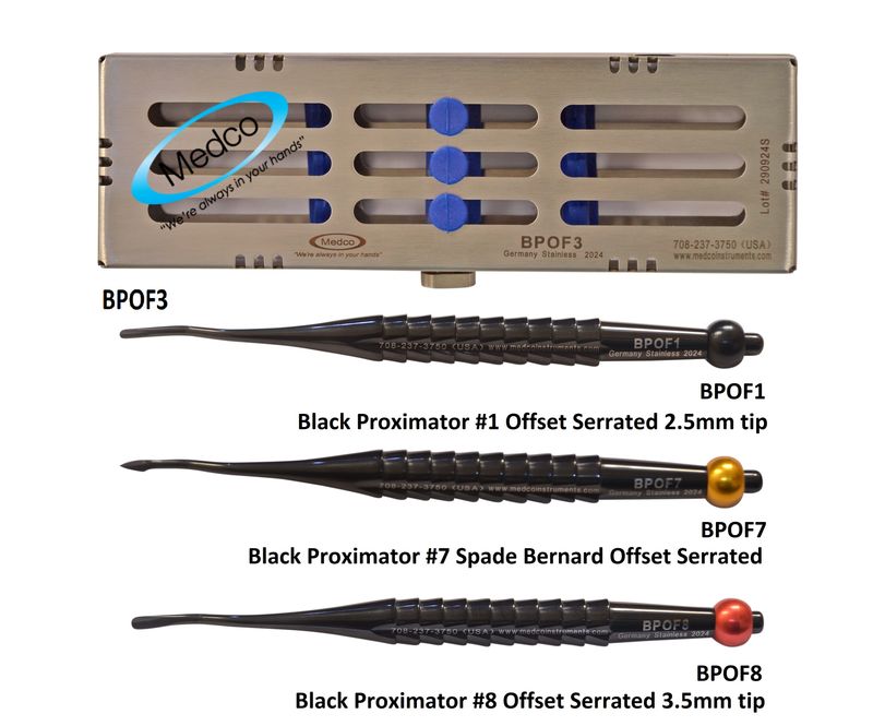 Black Proxitome set of 3 - Offset