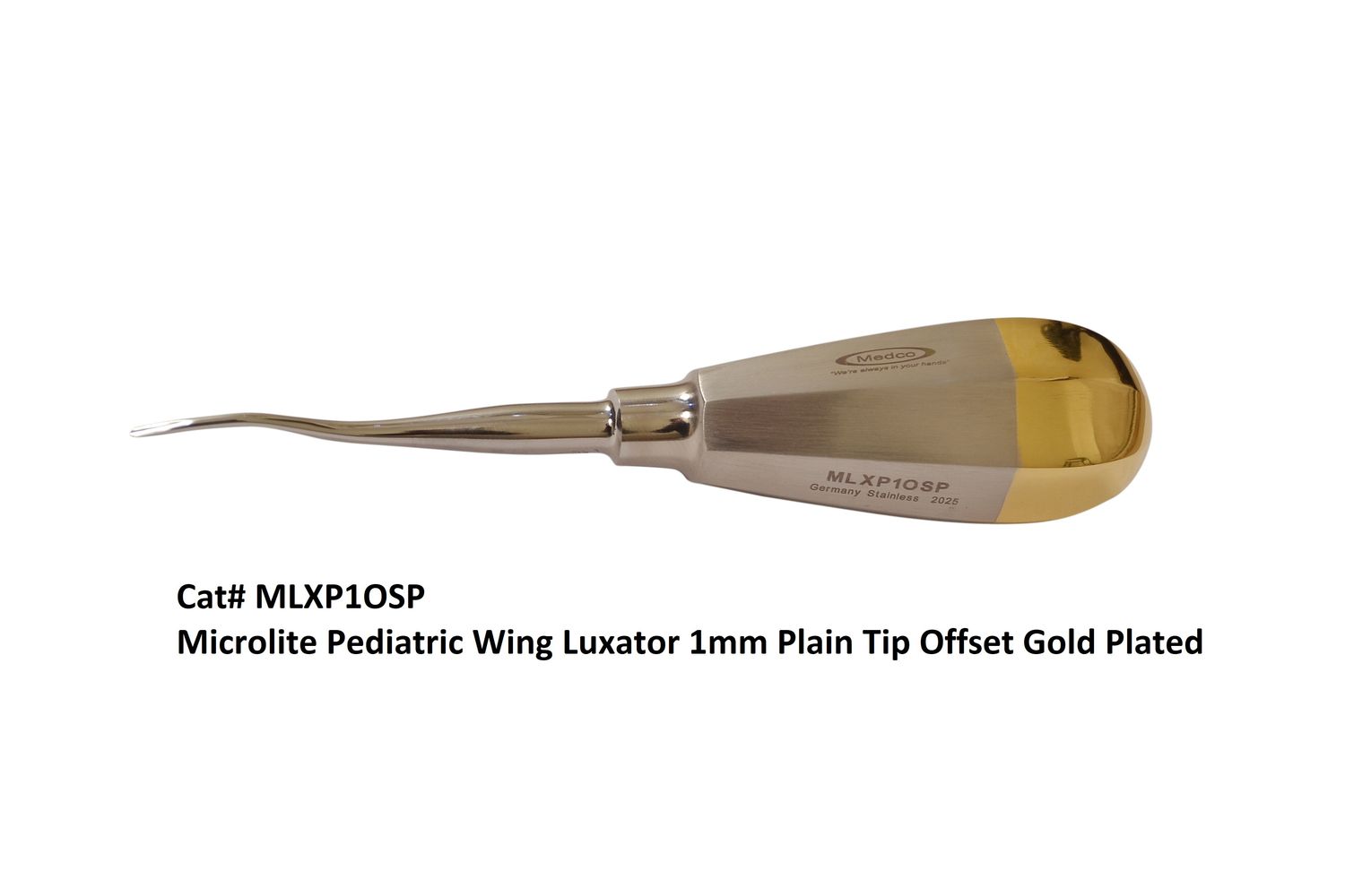 Pedo Wing Luxating Elevator 1mm Plain Offset