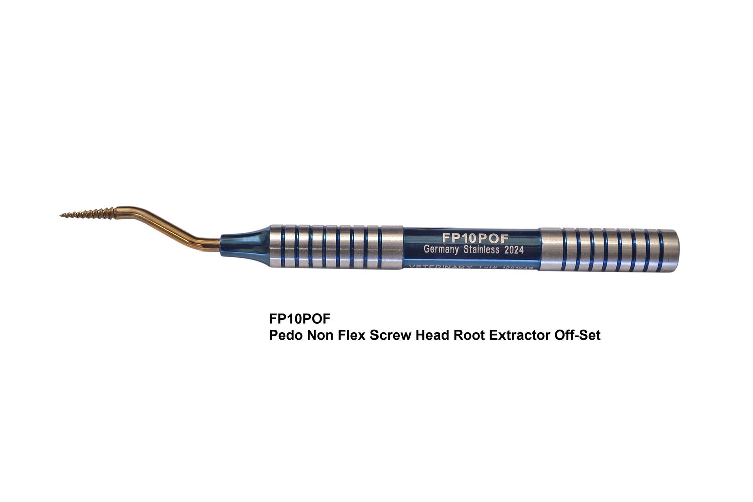 Pedo Non-Flex Screw Head Root Extractor Off Set