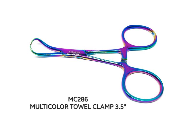 Towel Clamp Backhaus Multicolor 3½&quot;