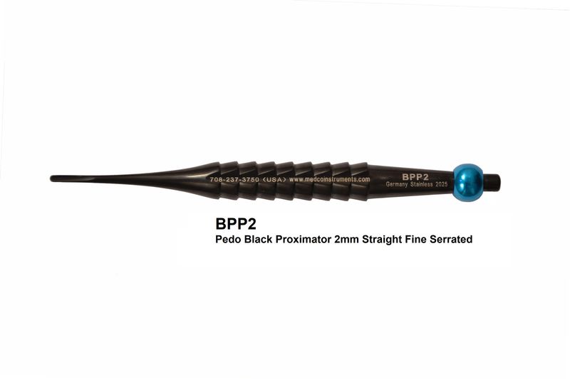 Pedo Black Proximator 2mm Straight Fine Serrated