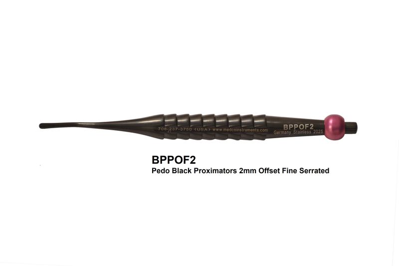 Pedo Black Proximator 2mm Offset Serrated