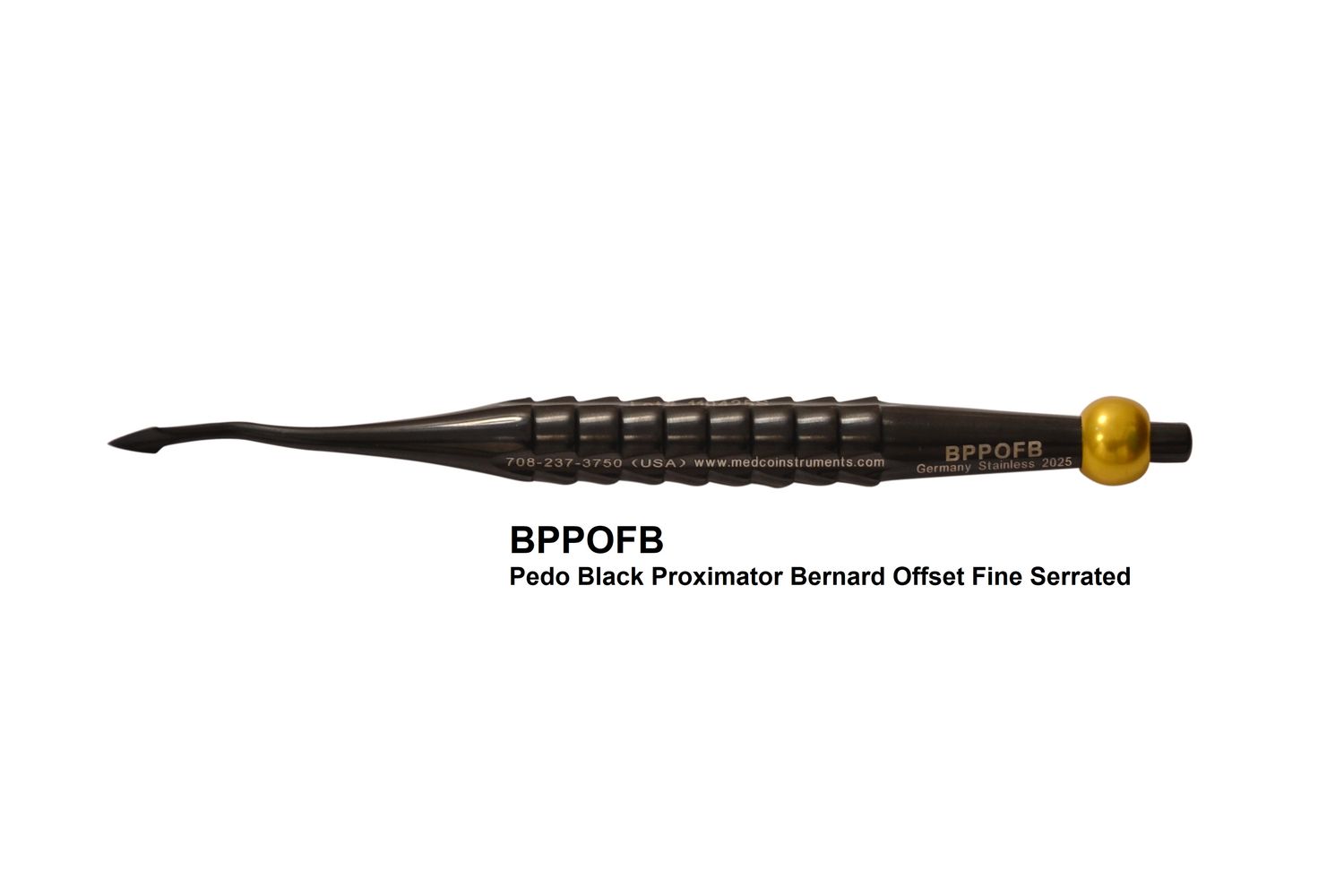 Pedo Black Bernard Proximator Offset Serrated