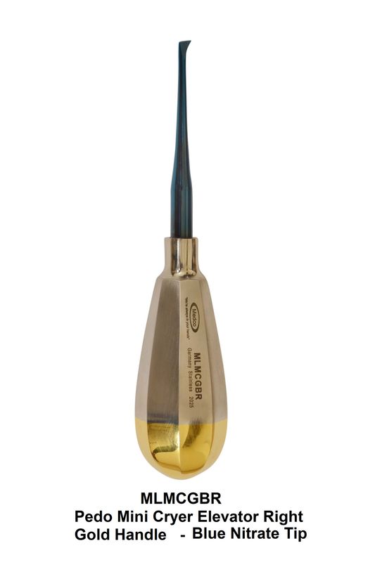 Mini Cryer Right with Gold Handle, Blue Nitrate Tip