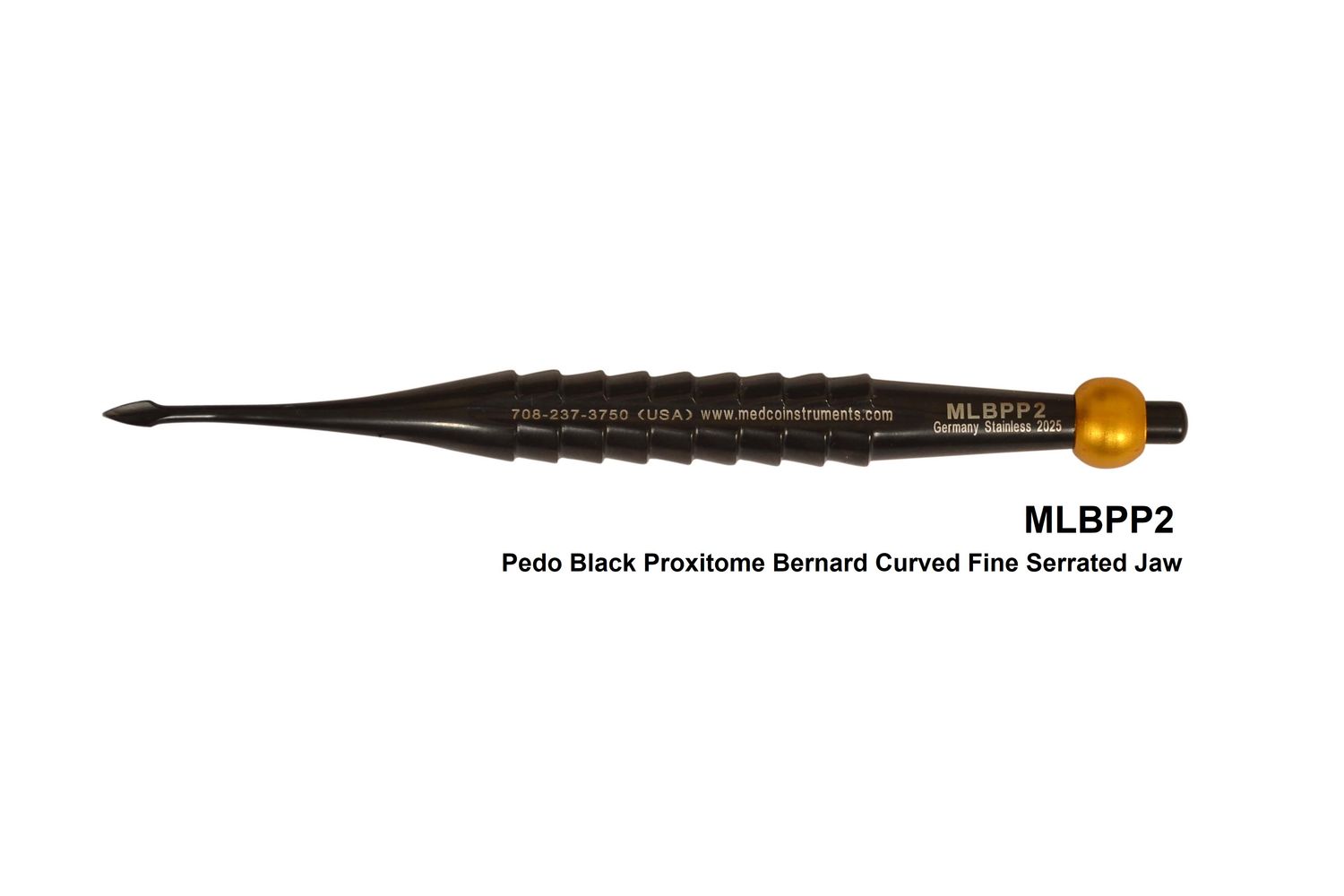 Pedo Black Proxitome Bernard Curved Serrated