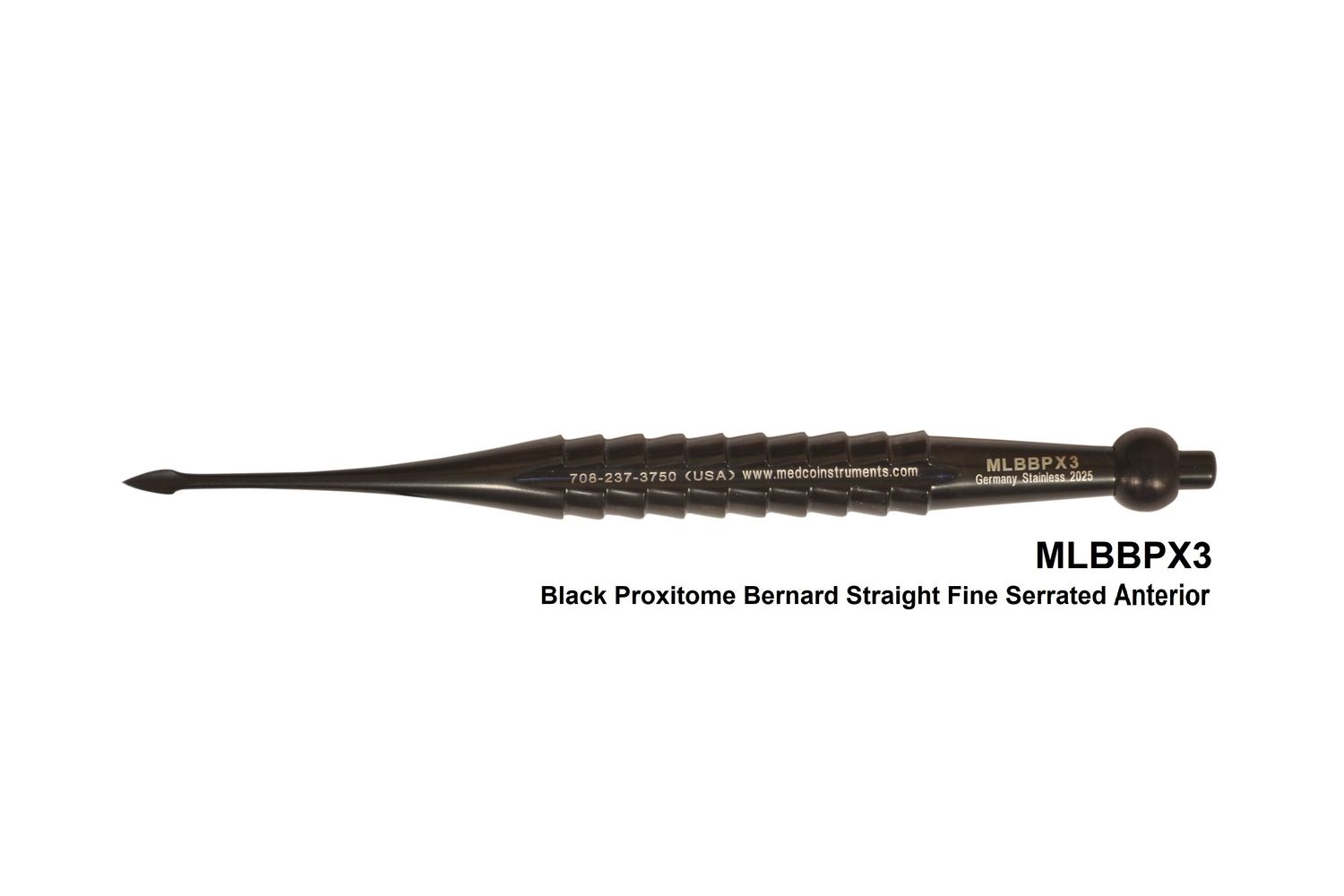 Black Proxitome Bernard Straight  Serrated Anterior