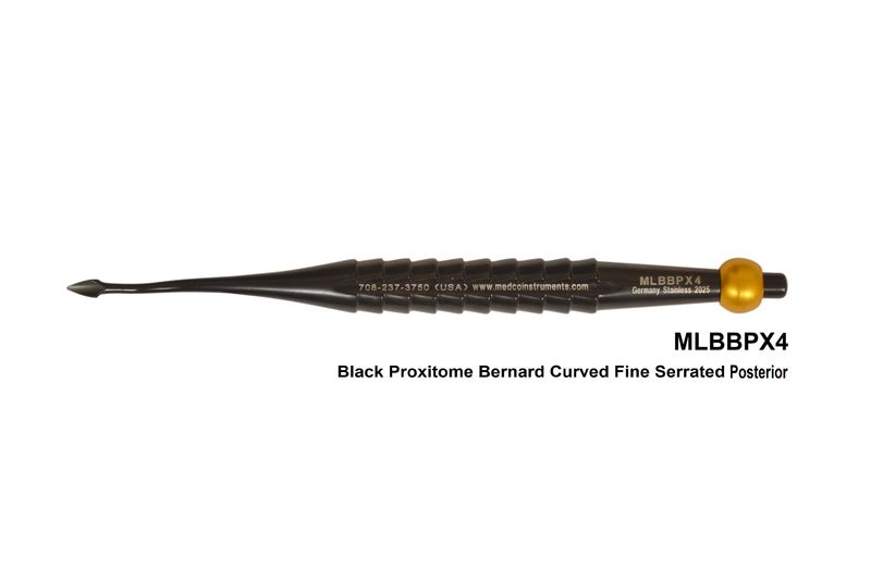 Black Proxitome Bernard Curved Serrated Posterior