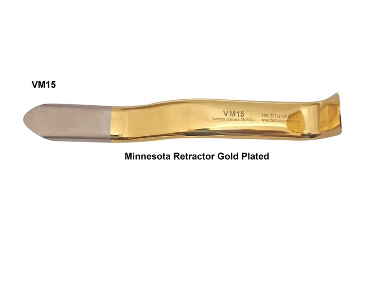 Minnesota Retractor Gold Plated