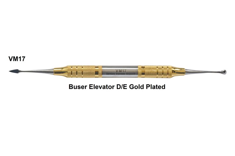 Buser Flap Elevator D/E Gold Plated