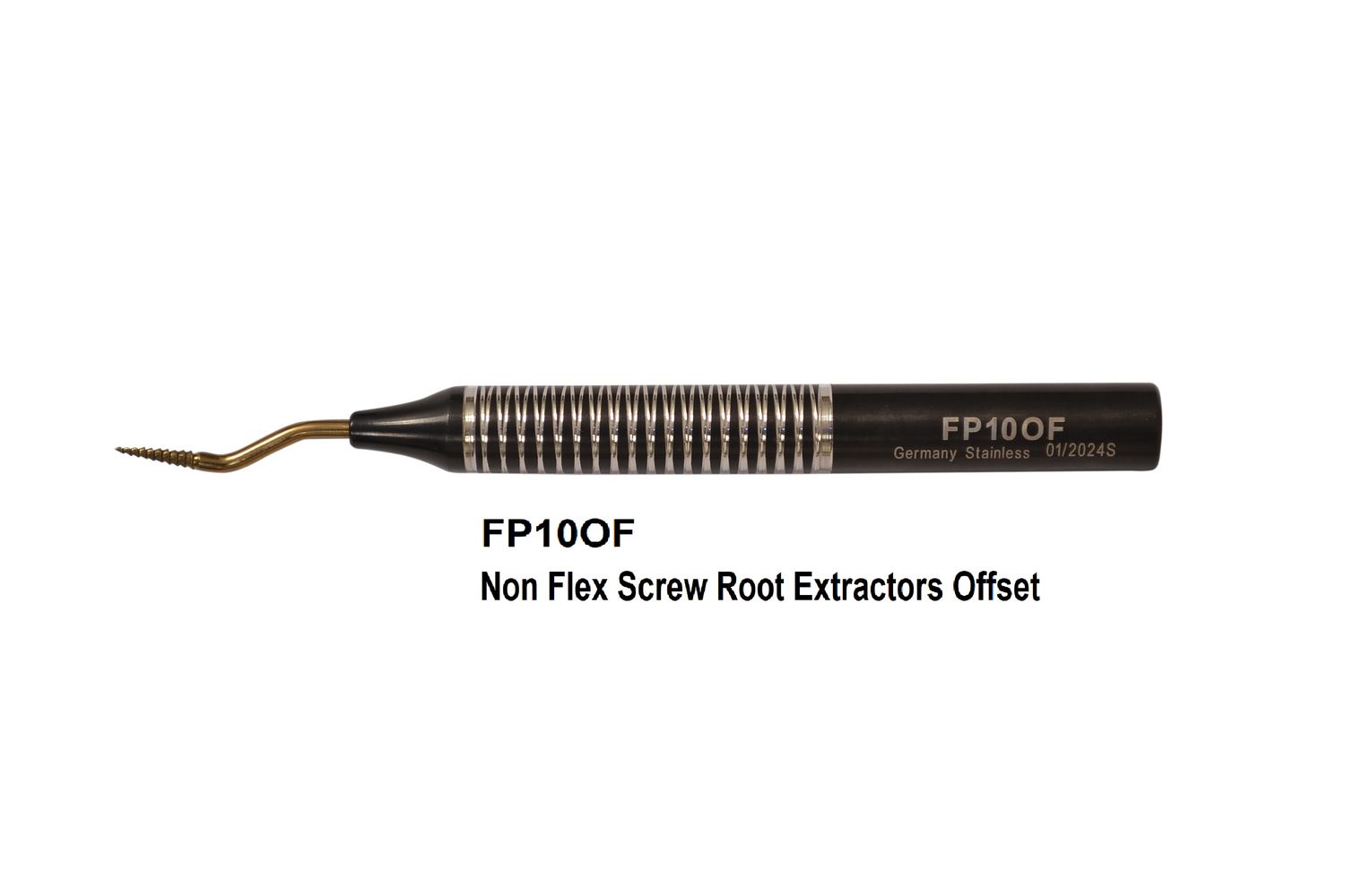 Non Flex Screw Root Extractor Offset Tip