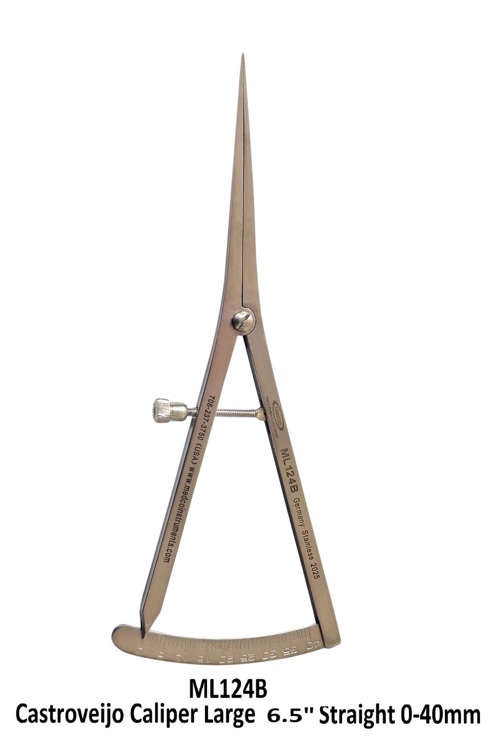 Calipers Castro Large 6.5&quot; Straight 0-40MM