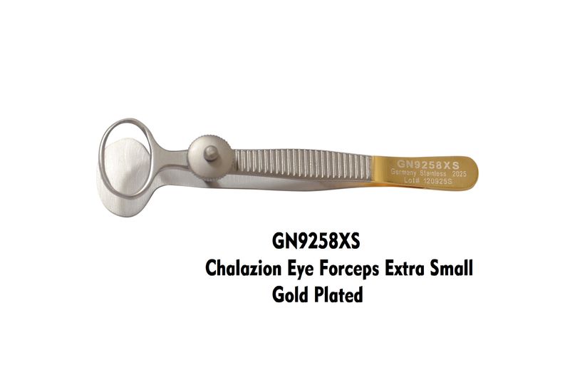 Chalazion Eye Forceps Extra Small Gold Plated