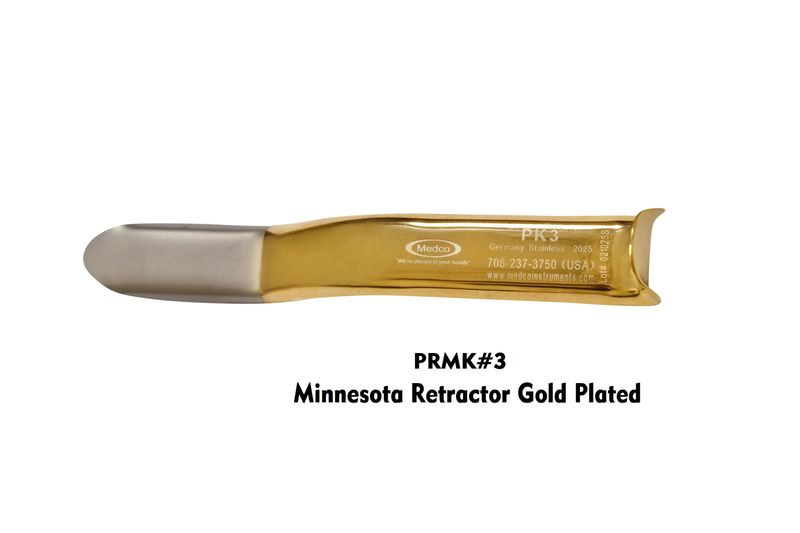 Minnesota Retractor Gold Plated