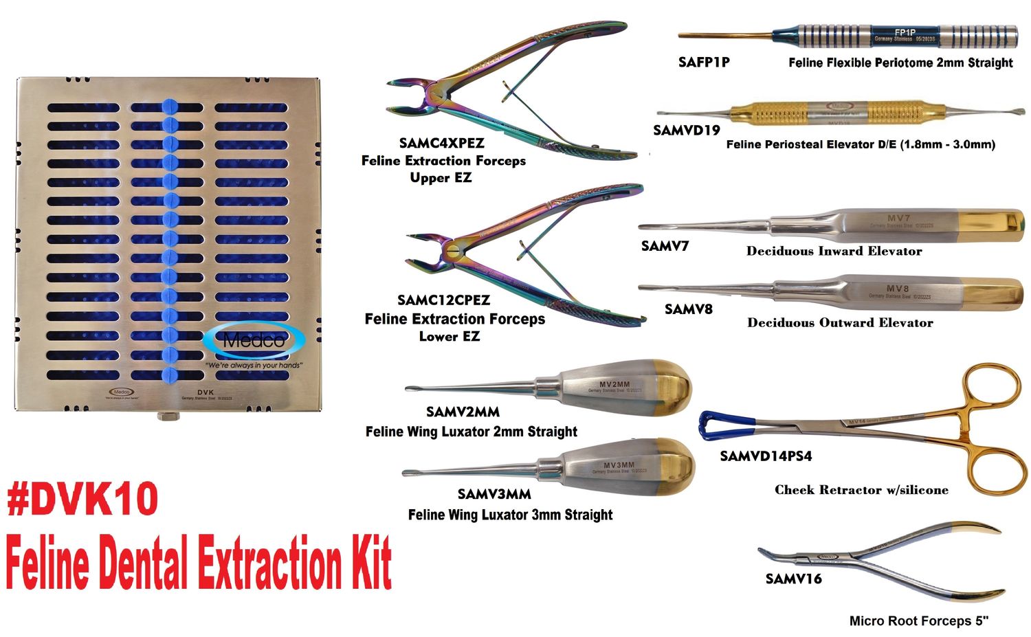 Feline Dental Extraction Kit
