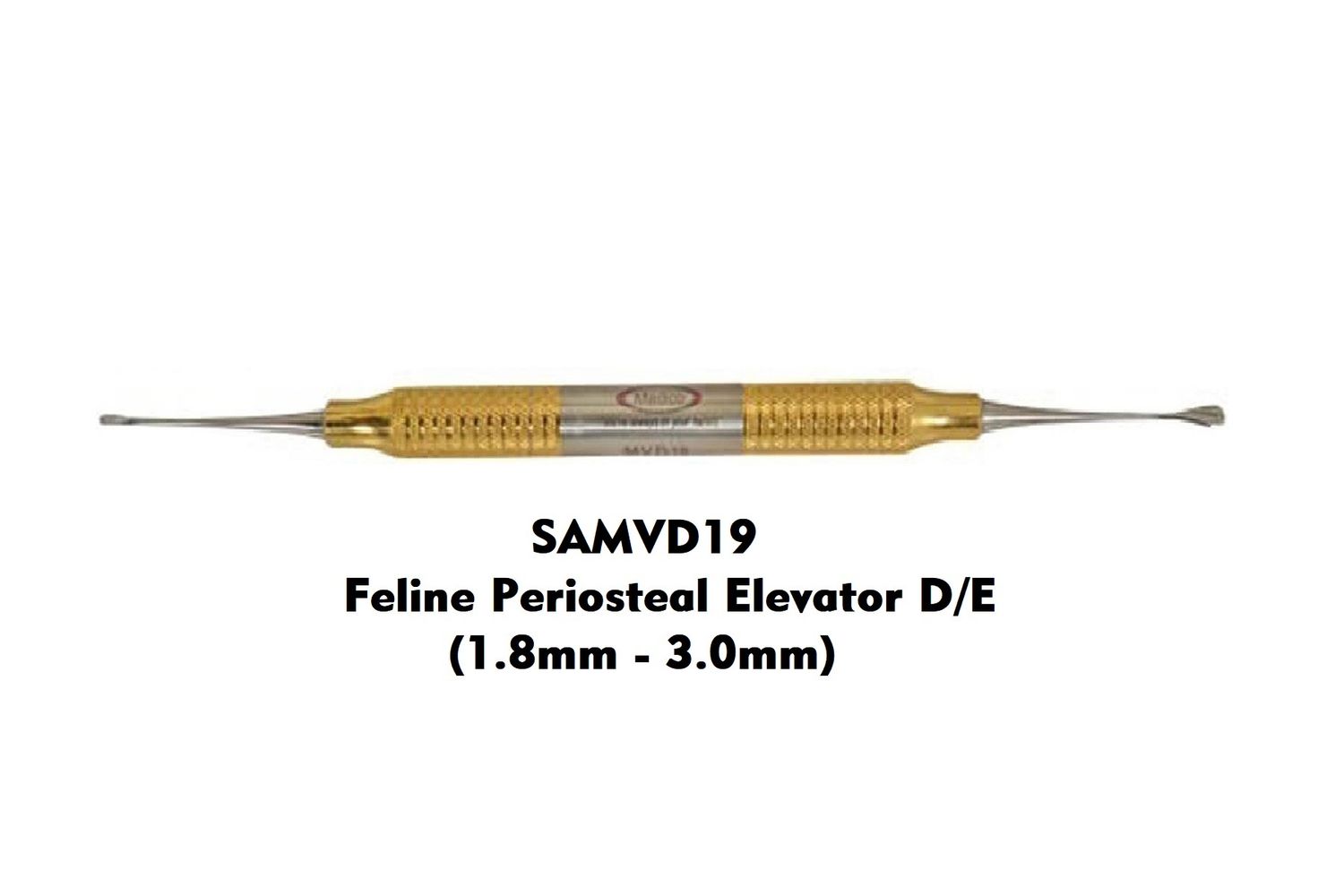 Feline Periosteal Elevator D/E (1.8mm - 3.0mm)