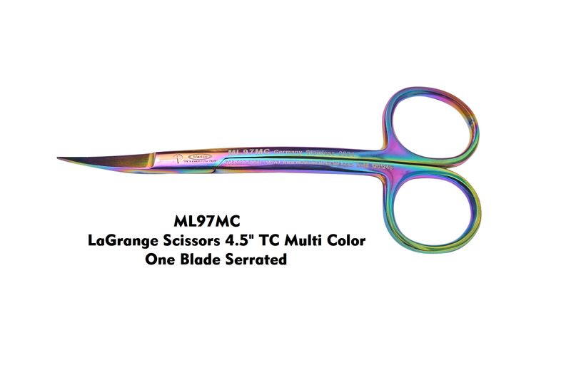 LaGrange Scissors 4.5" TC Blades Multicolor