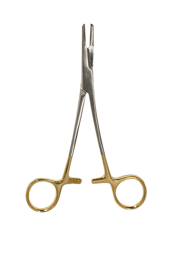 Olsen-Hegar Needle Holder 6.5&quot; Tungsten Carbide Jaws Straight